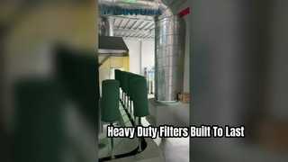 Línea de recubrimiento automático de recipientes filtrantes | Producción en fábrica